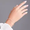 Flexible Snake Chain Bracelet with Lobster Clasp — additional product view 3