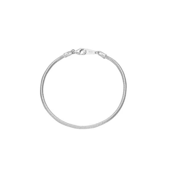 Flexible Snake Chain Bracelet with Lobster Clasp — additional product view 4