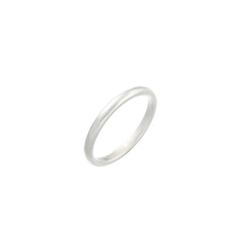 Polished Smooth Band Ring in 925 Silver — additional product view 4